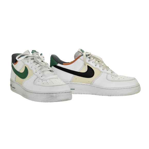 B5 Auth NIKE AIR FORCE 1 '07 LV8 EMB Wht/Malachite-Pearl Shoes DM0109-100 Sz 11 - Picture 1 of 6
